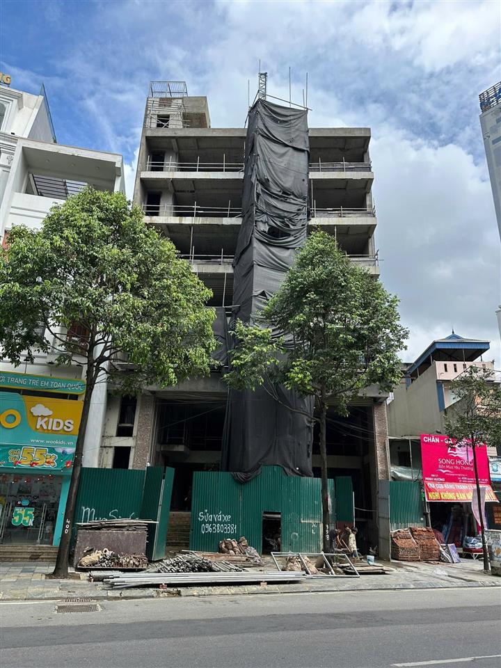 Nhà mặt phố 458 quang trung cho thuê, 720m2, giá thỏa thuận, 2 tầng hầm 8 nổi  tum