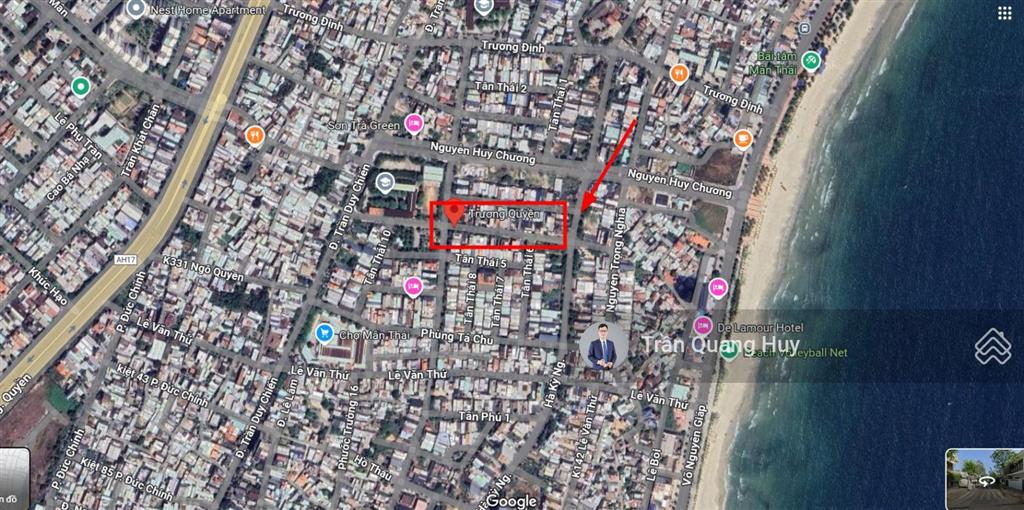 Bán lô mt nguyễn sáng, đoạn nối dài hà kỳ ngộ giao nguyễn huy chương, cách biển chỉ 200m.