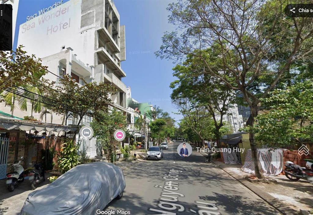 Bán lô đất đẹp mt nguyễn công sáu, dt 100m2 ngang 5m vuông vức, thông hồ nghinh, hoàng bích sơn