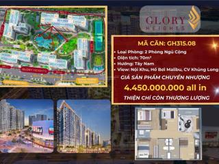 Độc quyền căn gh3 15.18 vinhome grand park quận 9