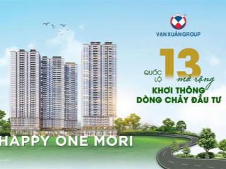 Chỉ nhỉnh 2 tỷ sở hữu ngay căn hộ chung cư happy one mori, dt 69m2, 2pn, 2wc, nội thất cơ bản
