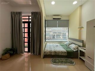 Studio ban công thoáng full nội thất máy giặt riêng trống sẵn dọn vào ở ngay