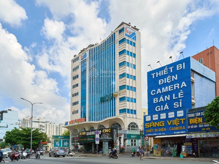 Cho thuê tòa nhà đường 3/2, phường 14, quận 10. dt 20x10m. hầm trệt 7 lầu