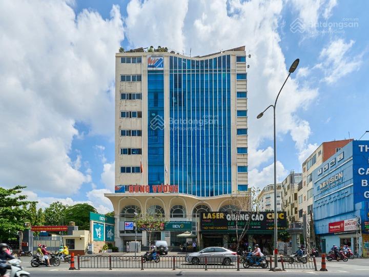 Cho thuê tòa nhà đường 3/2, phường 14, quận 10. dt 20x10m. hầm trệt 7 lầu