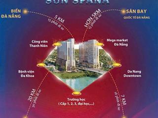 Căn góc 3pn spana tower hòa xuân đặt chỗ sớm chiết khấu 16%