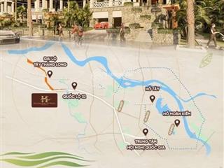 Chính chủ chuyển nhượng lô đất mặt sông dự án sunshine heritage resort phúc thọ, hà nội