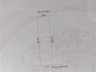Bán đất quận ngũ hành sơn, đường 7,5m hoàng bình chính, 100m2 (5x20m), giá bán nhanh 4,5 tỷ