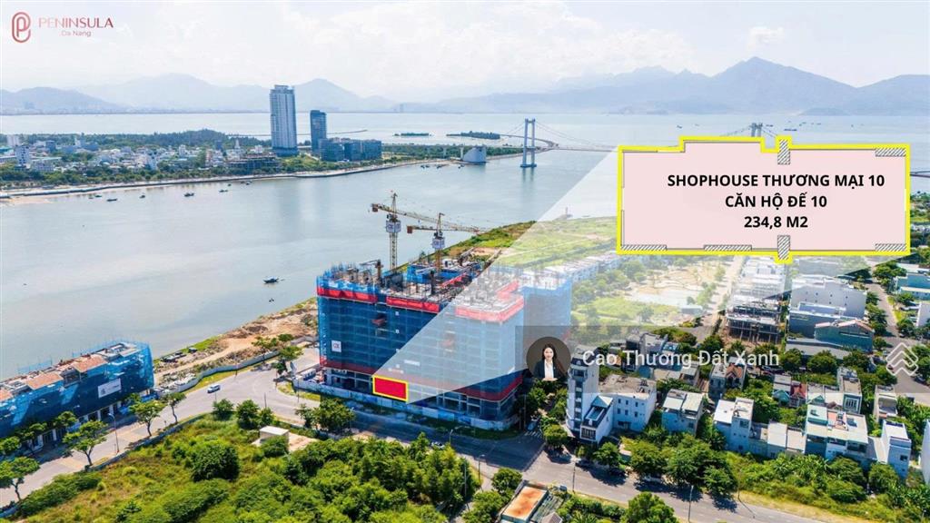 Căn shophouse khối đế peninsula đẹp nhất dự án, sổ hồng sở hữu lâu dài, chiết khấu ngay 18% + 600tr
