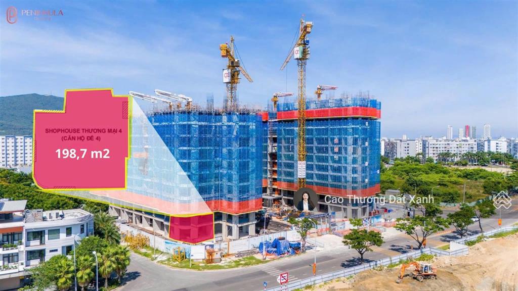 Căn shophouse khối đế peninsula đẹp nhất dự án, sổ hồng sở hữu lâu dài, chiết khấu ngay 18% + 600tr