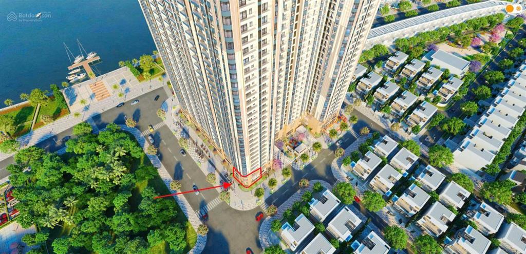 Căn shophouse khối đế peninsula đẹp nhất dự án, sổ hồng sở hữu lâu dài, chiết khấu ngay 18% + 600tr