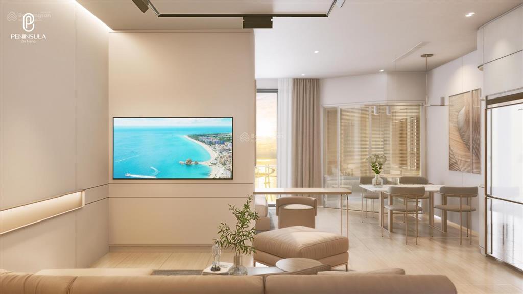 Căn hộ chung cư 1pn (49,9m2) tầng 23 view biển đà nẵng, cầu thuận phước. sổ đỏ lâu dài (peninsula)