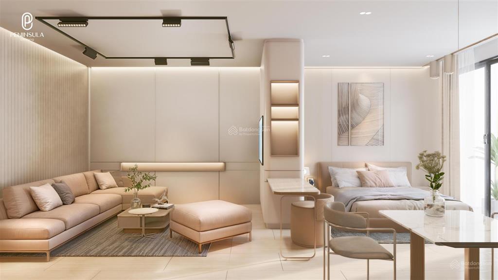 Căn hộ chung cư 1pn (49,9m2) tầng 23 view biển đà nẵng, cầu thuận phước. sổ đỏ lâu dài (peninsula)