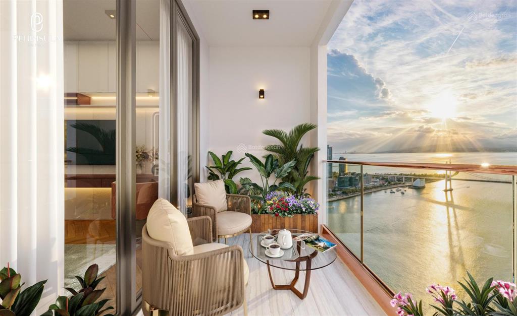 Căn hộ chung cư 1pn (49,9m2) tầng 23 view biển đà nẵng, cầu thuận phước. sổ đỏ lâu dài (peninsula)