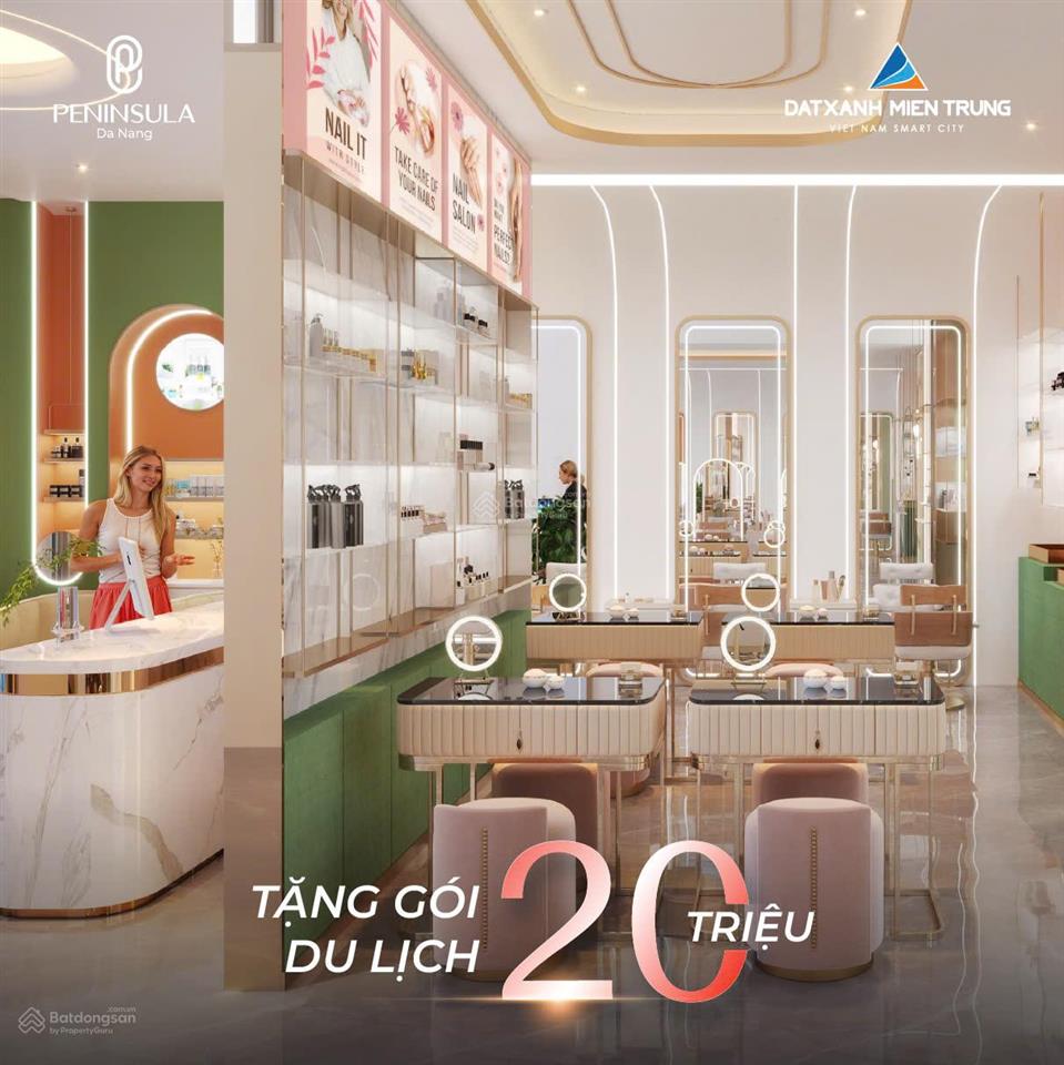 Căn hộ 1pn tầng 27 view sông tại peninsula đà nẵng, nội thất cao cấp, hỗ trợ 70% vốn, 0% lãi 2 năm