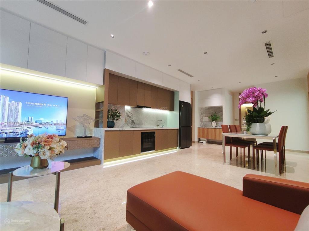 Căn hộ 1pn tầng 27 view sông tại peninsula đà nẵng, nội thất cao cấp, hỗ trợ 70% vốn, 0% lãi 2 năm