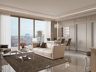 Bán căn góc 3pn the peak midtown m8 130m2, full nội thất cao cấp, ban công lớn, nhà mới 100%