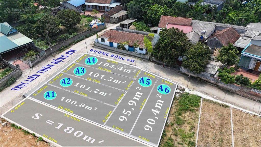Bán đất thổ cư 96m hạnh côn, xuân mai mặt tiền 5m đường nhựa 8m giá 1,83 tỷ