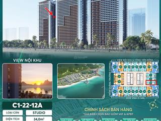 Bán căn stu view biển tại sun centro town giá 1,7x tỷ 34m2 1pn ngay mặt biển bãi cháy
