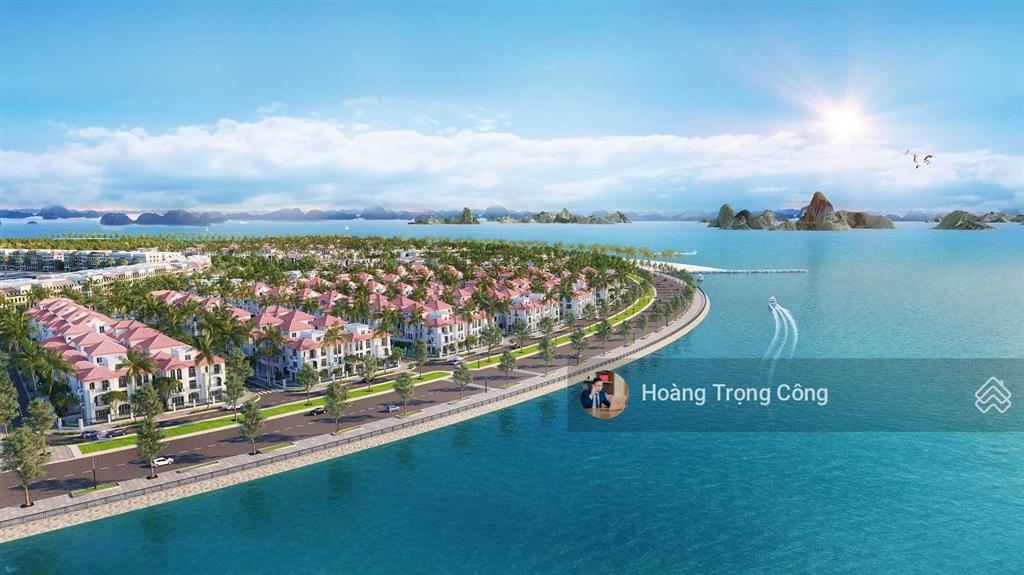 Bán căn biệt thự song lập, nhìn ra đảo rều, dt gần 203m2, giá 26 tỷ trục thông ra biển