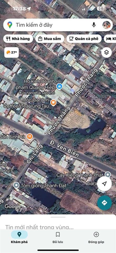 Bán đất mặt tiền phước thắng vũng tàu