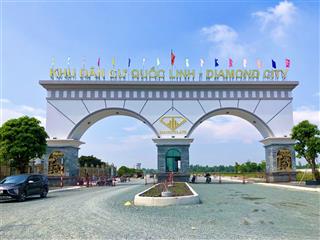 Giá cực chất 2,2 tỷ, lô góc mặt tiền 7m . bán đất nền dự án quốc linh diamond city