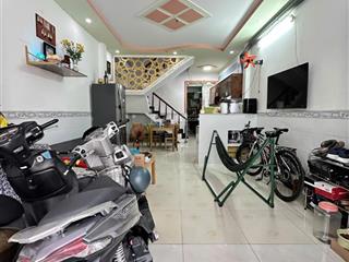 Quận 6, p. 12, hẻm ô tô thông, nhà đẹp 2 tầng, 56m2, ô tô, giá rẻ