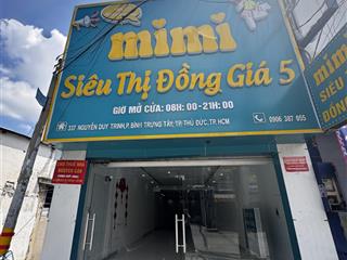 Cho thuê mặt bằng dài thông suốt 33m tại mặt tiền nguyễn duy trinh