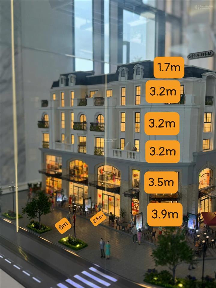 Nhà phố thương mại 5 tầng dt 6x20m dự án hồng hạc city cửa ngõ đông bắc hà nội mua gốc từ cđt ck 3%