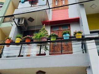 Bán nhà 3 tầng tại đ. hòa hảo, p5, quận 10, 55,2m2 (4x14) sổ hồng riêng, hẻm xe hơi