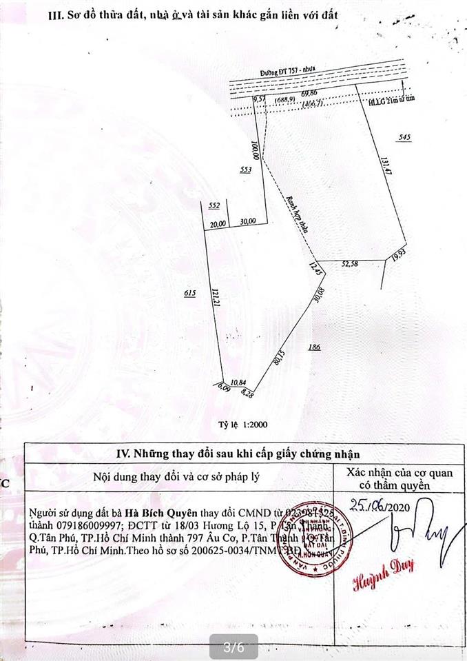 Bán đất tại đt 757, an khương, hớn quản, bình phước chỉ với 33 tỷ, 19945m2
