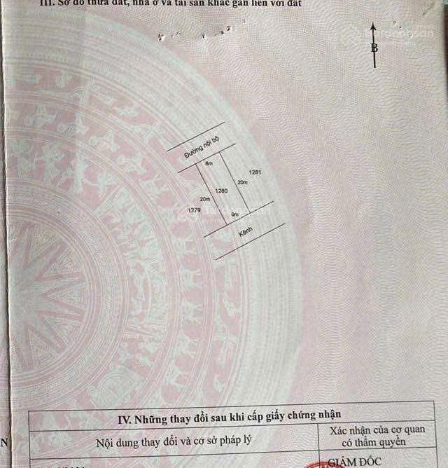 Bán đất tại tân thành, mộc hóa, long an, 1,28 tỷ, 160 m2