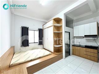 Cho thuê căn hộ studio cửa sổ thiết kế hiện đại, full nội thất, rộng 30m2 ngay nhà hát hoà bình