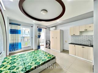 Cho thuê căn hộ studio bancol, máy giặt riêng, full nội thất, rộng 30m2, gần chợ hoà hưng q10