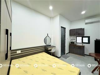 Cho thuê căn hộ studio cửa sổ, thiết kế luxury, full nội thất, rộng 25m2, ngay nhà hát hoà bình q10
