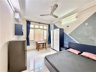 Cho thuê căn hộ studio cửa sổ lớn, full nội thất, rộng 25m2, ngay cầu vượt 3 tháng 2 quận 10