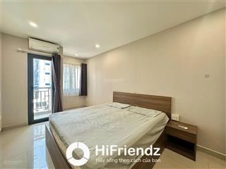 Cho thuê căn hộ 1pn tách bếp bancol, hầm xe thang máy, full nội thất, gần đại học hoa sen q10