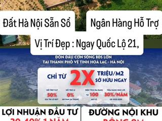Chính chủ bán lô góc 2 mặt tiền hướng đông nam sơn đông, sơn tây