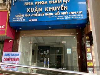 Cho thuê nhà mặt phố quang trung, 22 triệu, 56 m2, 4 tầng mặt tiền 5m hà đông, hà nội