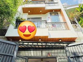 6,39t  4x14m 4 tầng full nội thất hẻm xe hơi lê văn thọ, f9 gần cv làng hoa