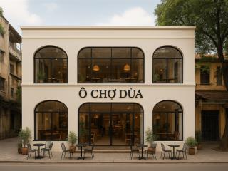 Cho thuê nhà mặt phố ô chợ dừa  đống đa, diện tích 100m x 2 tầng, mặt tiền 10m, vị trí vàng