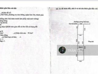 Lô đất mặt tiền đường lương thế vinh, diện tích  218m2, sát cầu rồng, giá  16 tỷ