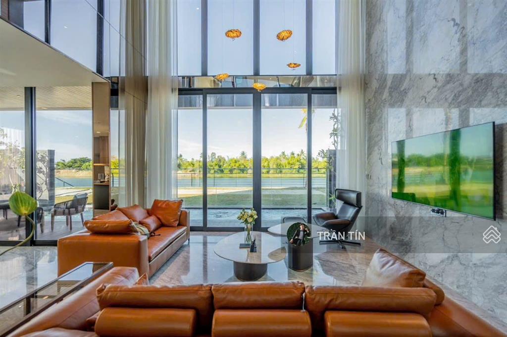 Biệt thự 3 mặt tiền one river, diện tích 300m2, view trực diện sông, giá 54 tỷ