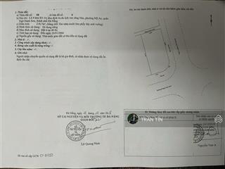 Góc 2 mặt tiền đường phạm hữu kính  hoài thanh. cách sông hàn 200m