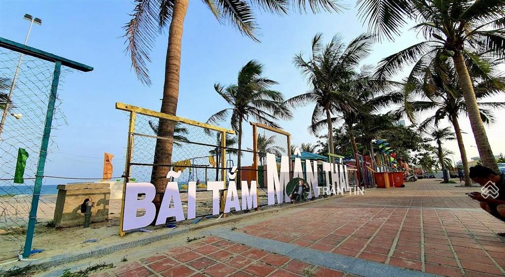 Lô đất đường trương định, đối diện trường học, cách biển biển mân thái 300m