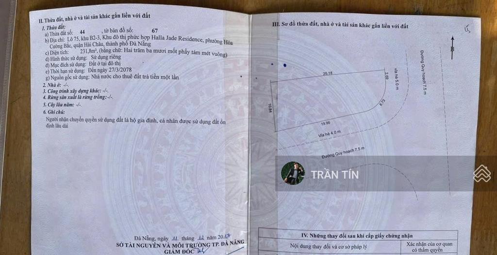 Lô đất góc 2 mặt tiền đường nại nam 8  đỗ pháp thuận, ngay toà tháp 69 tầng