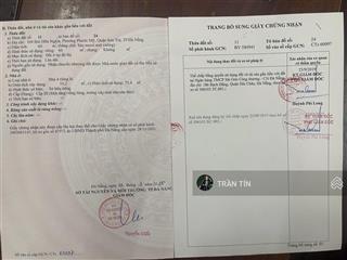 Lô đất mặt tiền đường bùi hữu nghĩa, sơn trà.