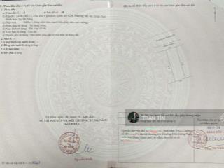 Lô đất mặt tiền đường an thượng 29, sát lê quang đạo, cách biển 300m