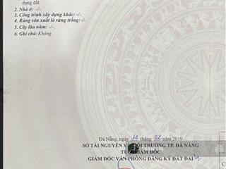 Lô đất góc 2 mặt tiền đường phạm vấn & phước trường 7, sơn trà.