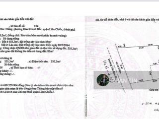 Lô đất mặt tiền đường tôn đức thắng, đối diện chợ hoà khánh, liên chiểu.