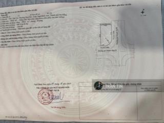 Lô đất góc 2 mặt tiền đường tân trà & huỳnh thị một, ngũ hành sơn.